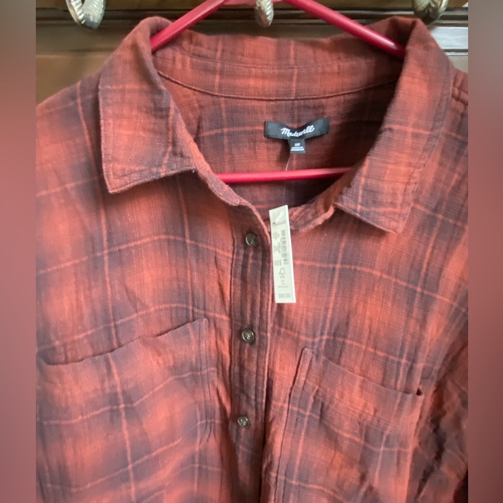 NWT Madewell plus shirt shacket - Picture 5 of 14